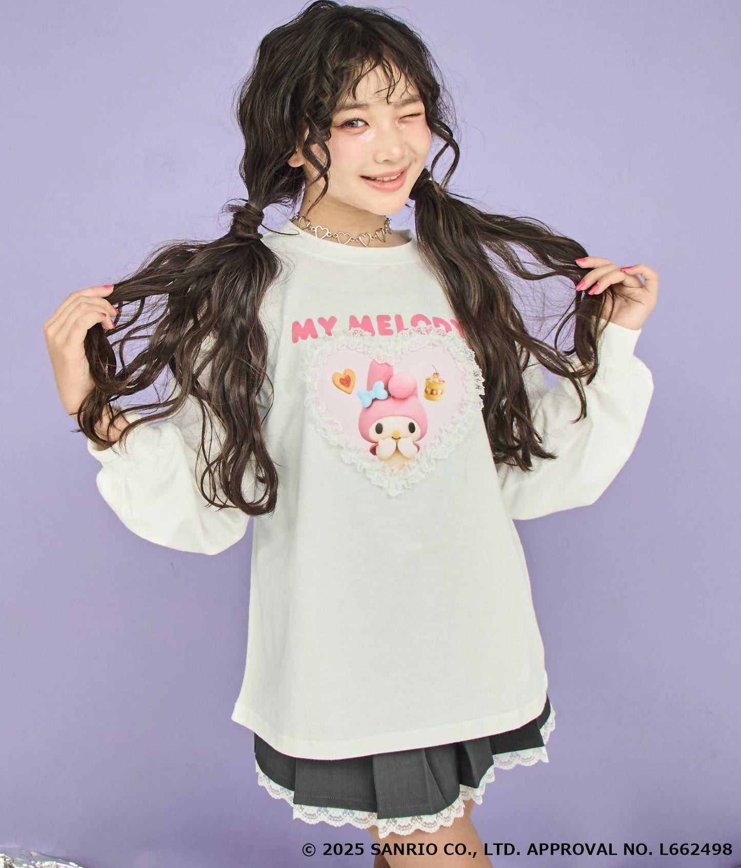 ホワイト/143cm(Sサイズ着用)