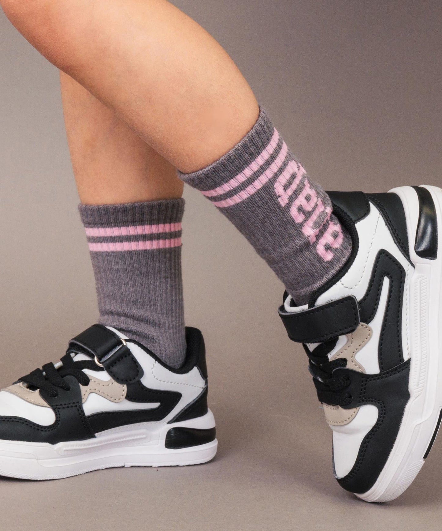 ライン入 ロゴ ソックス 429-3515