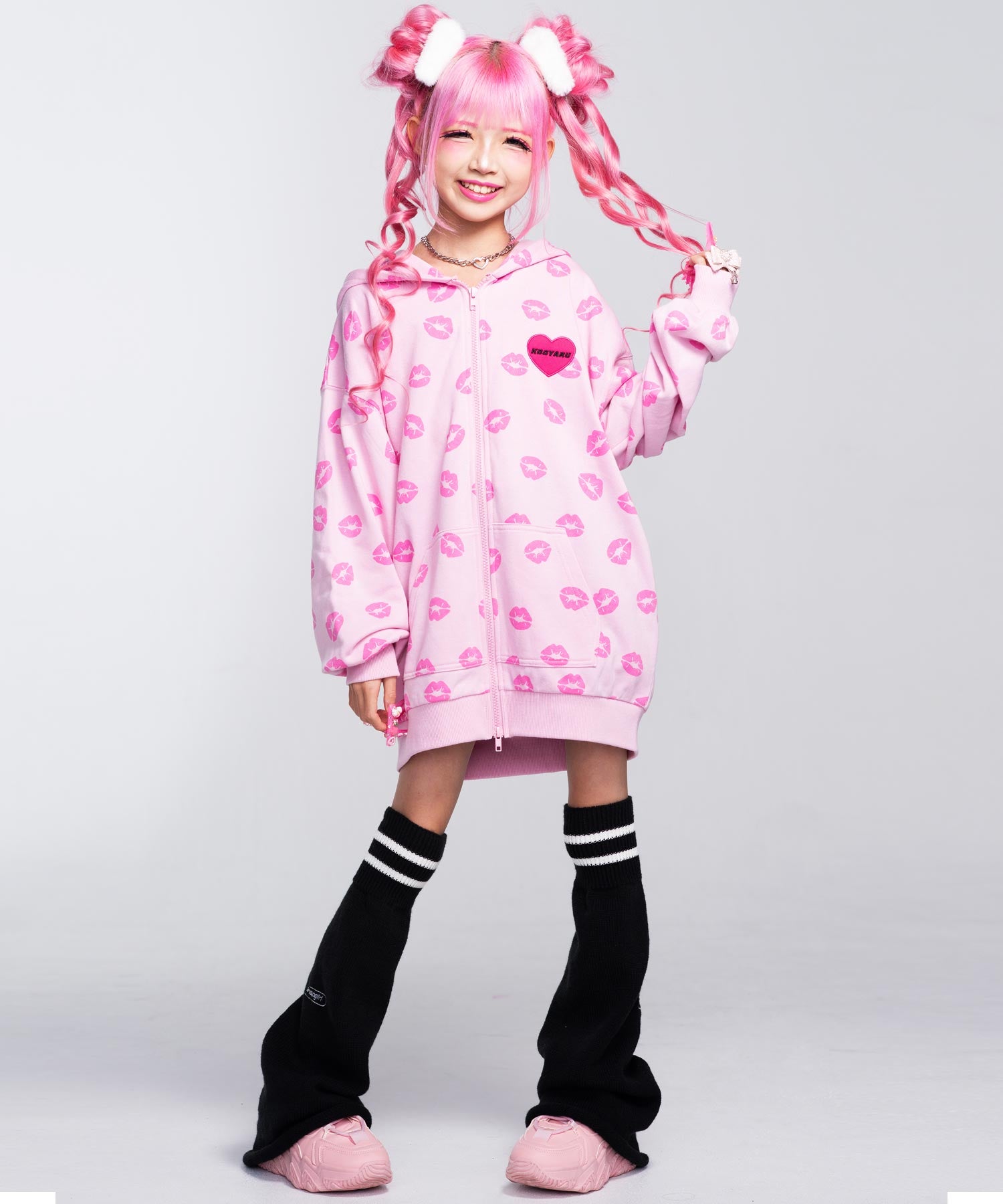 ピンク/135cm(XSサイズ着用)