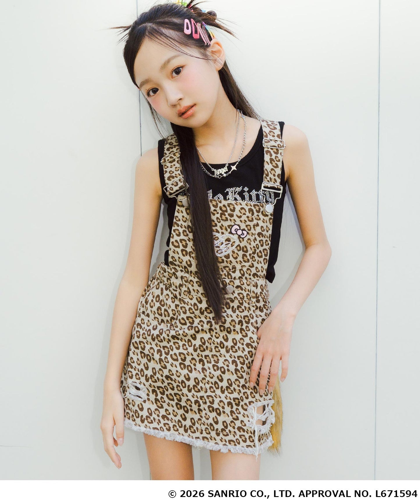 ベージュ(XSサイズ着用/身長：約143cm)