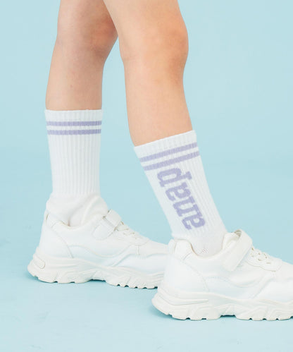 ライン入 ロゴ ソックス 429-3515