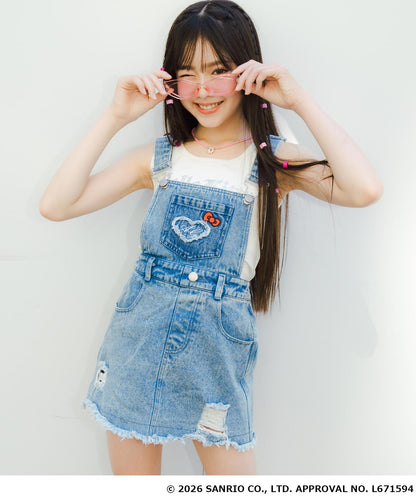 ライトブルー(XSサイズ着用/身長：約139cm)