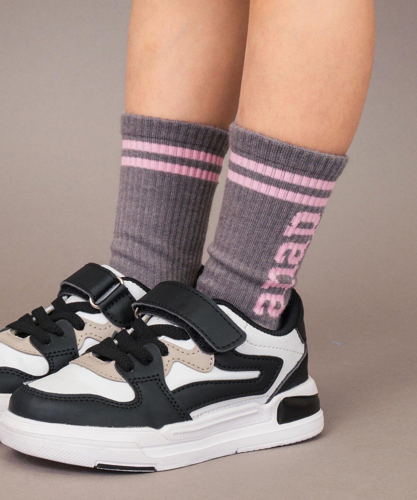 ライン入 ロゴ ソックス 429-3515