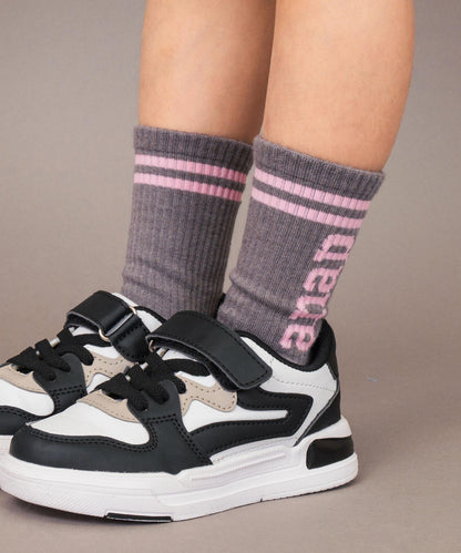 ライン入 ロゴ ソックス 429-3515