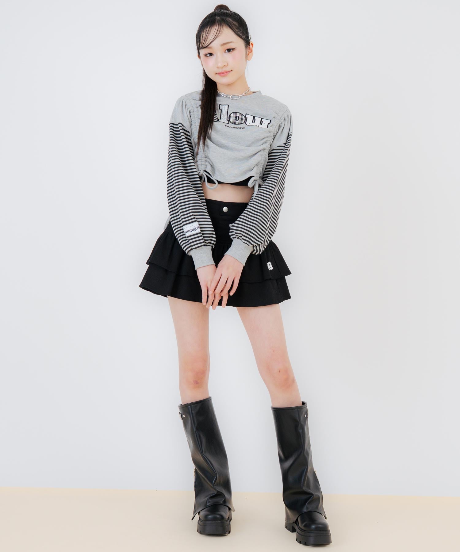 グレー/150cm(Sサイズ着用)