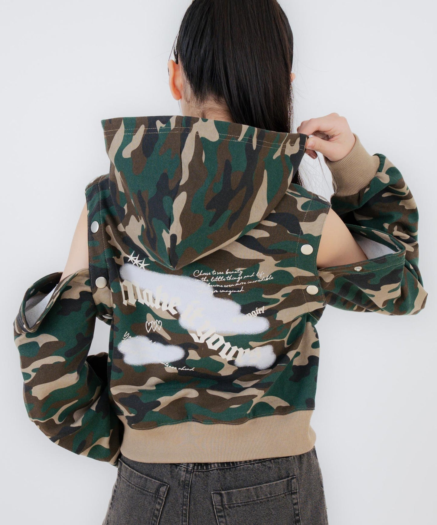 カーキ/150cm(Sサイズ着用)