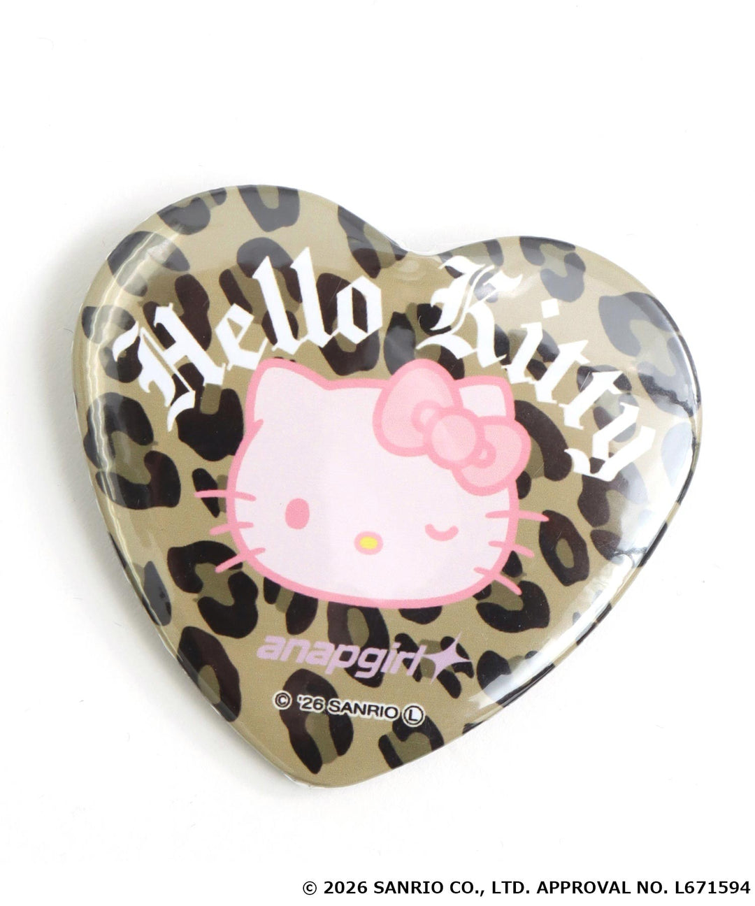 ANAPGIRL × HELLOKITTY シークレット ハート缶バッジ 919-7983