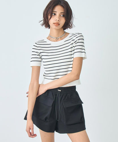 スウェット ショート カーゴ パンツ 152-5808