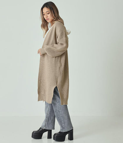 ニット ロング カーディガン 154-5115