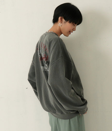 バック プリント スウェット 21997