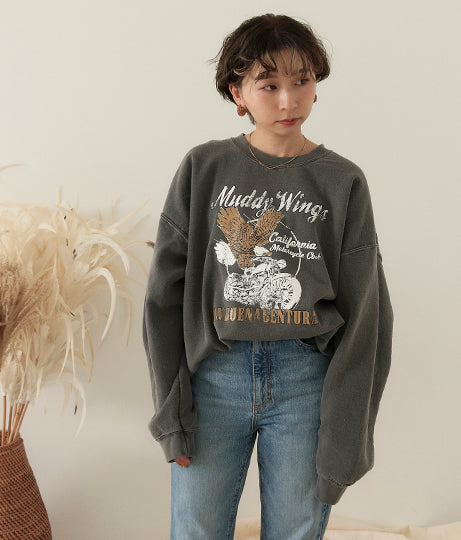 イーグル プリント スウェット 21996