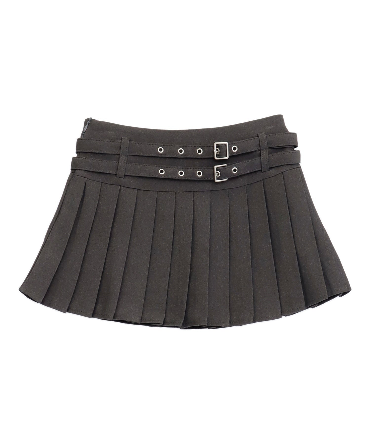 ダブルベルト インパン付き プリーツ ミニスカート 151-6053 – ANAP