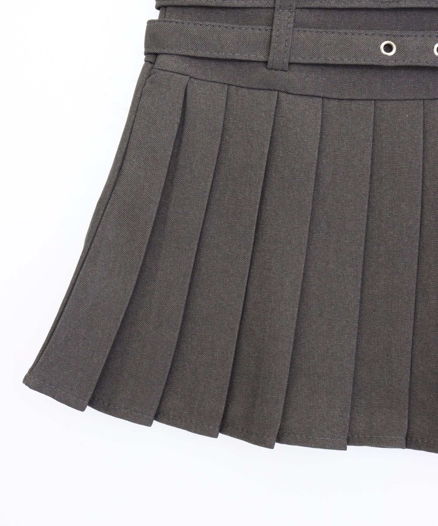 ダブルベルト インパン付き プリーツ ミニスカート 151-6053 – ANAP