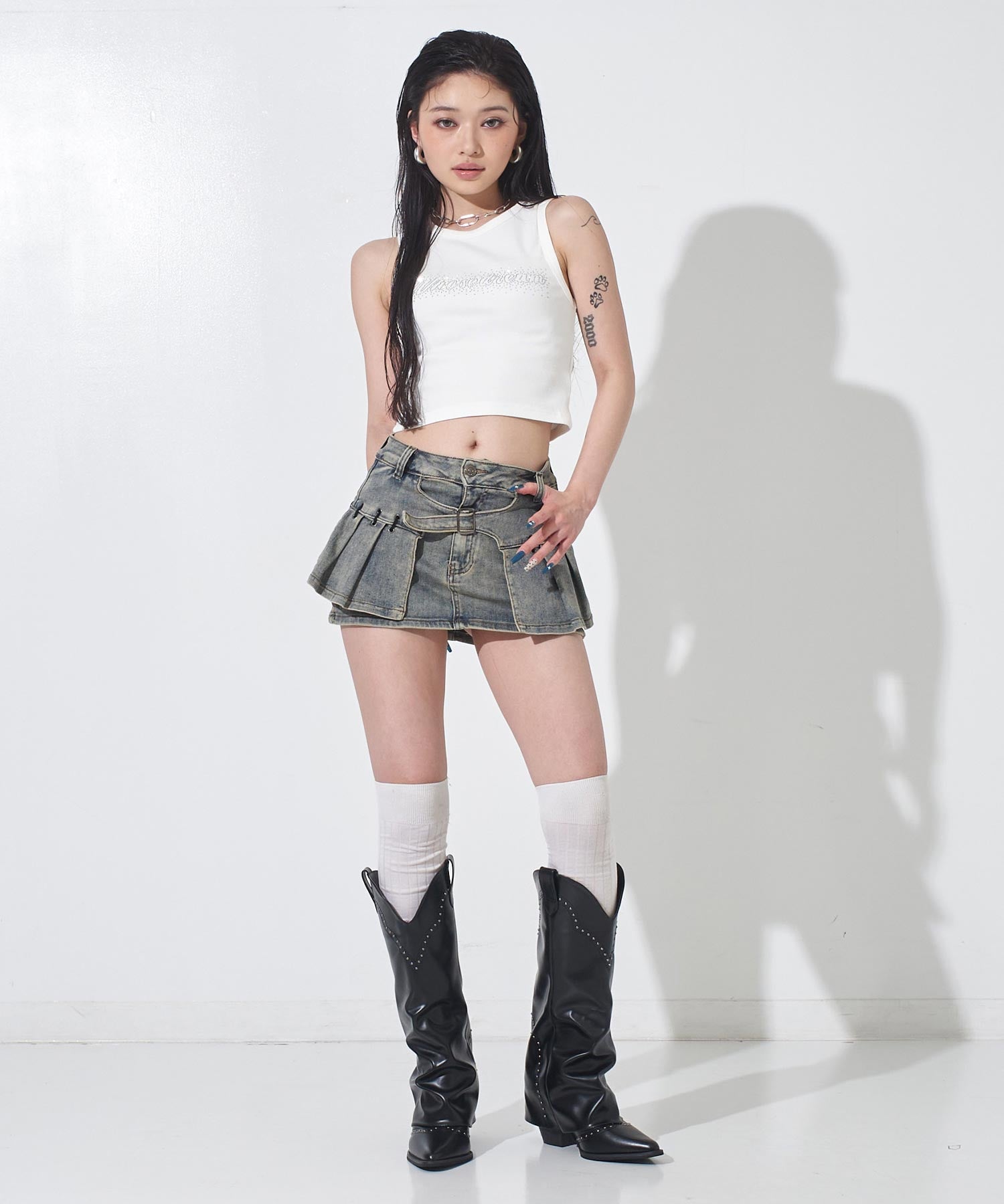 ライトブルー/163cm