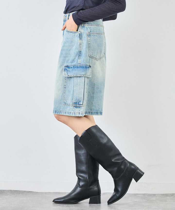 カーゴ ハーフ デニム パンツ 152-5784