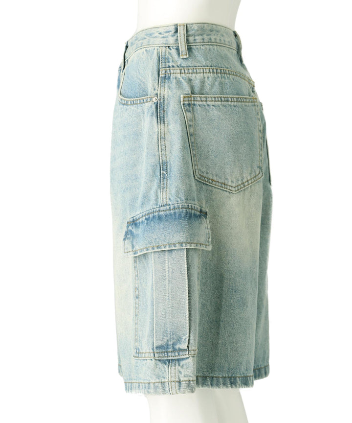 カーゴ ハーフ デニム パンツ 152-5784