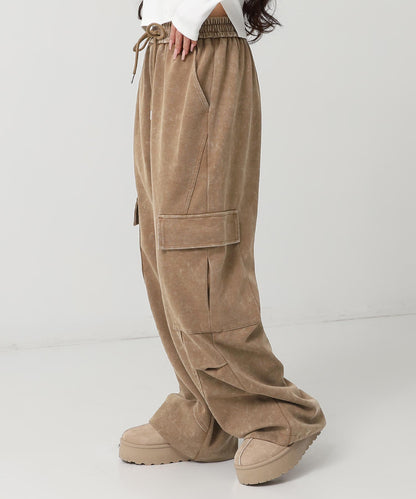 ウォッシュ加工 スウェット カーゴパンツ 152-5806