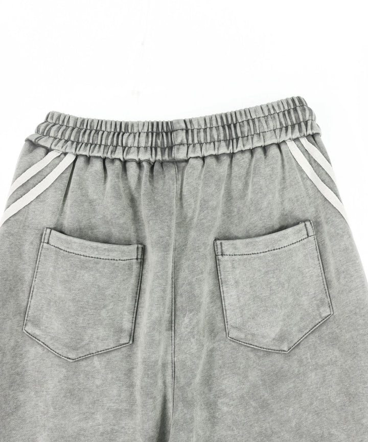 ウォッシュ加工 ライン スウェット カーゴパンツ 152-5807