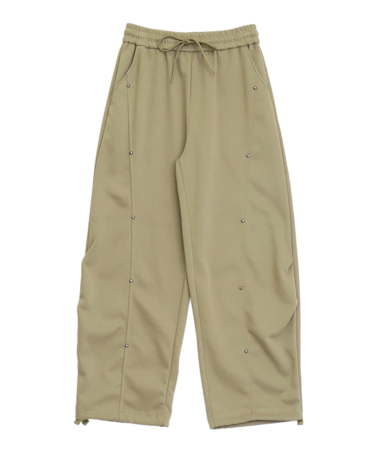 スタッズデザインボンディングスウェットパンツ 【セットアップ対応