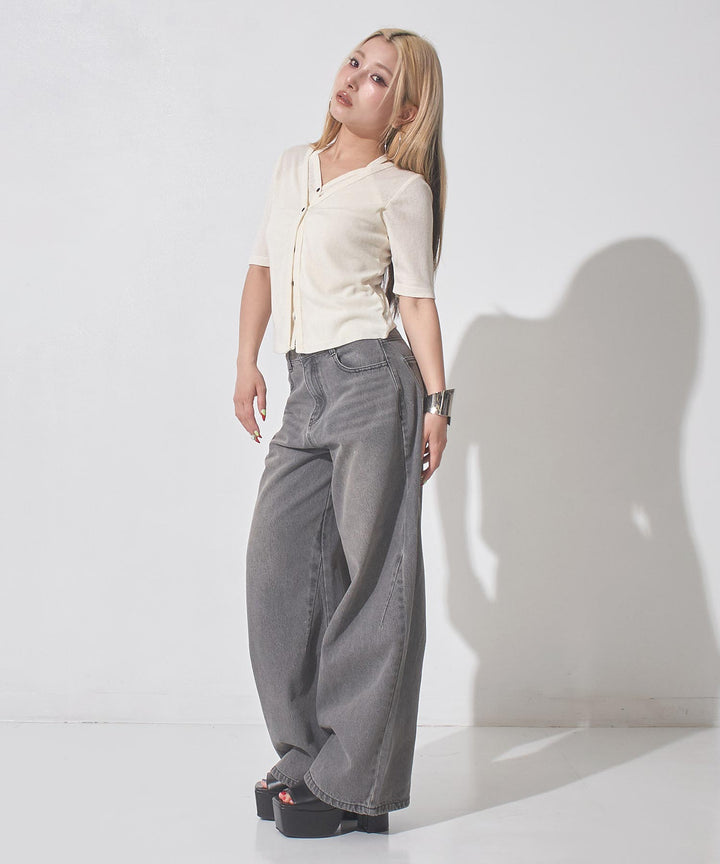 バレルレッグ デニムパンツ 792-9545