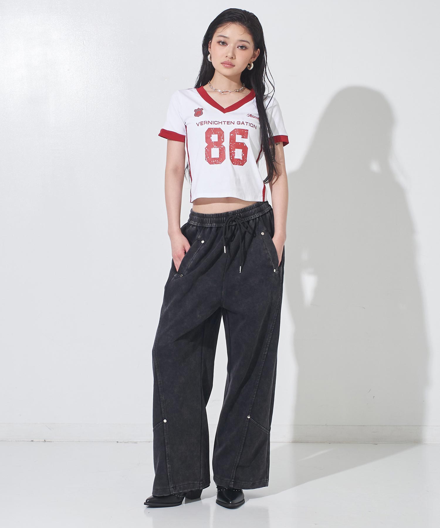 スタッズ付 スウェットパンツ 152-6035 – ANAP オンラインショップ