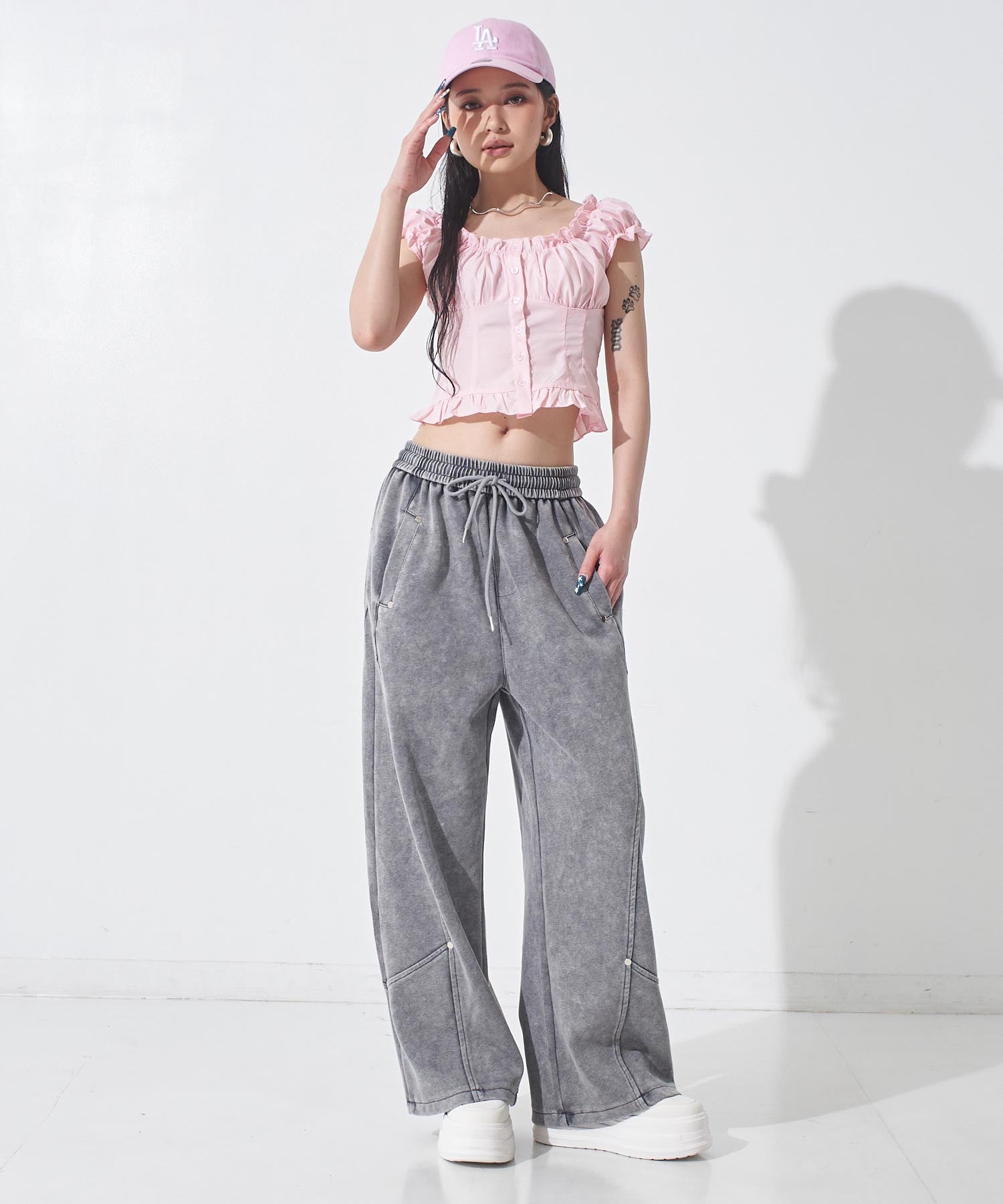 スタッズ付 スウェットパンツ 152-6035 – ANAP オンラインショップ