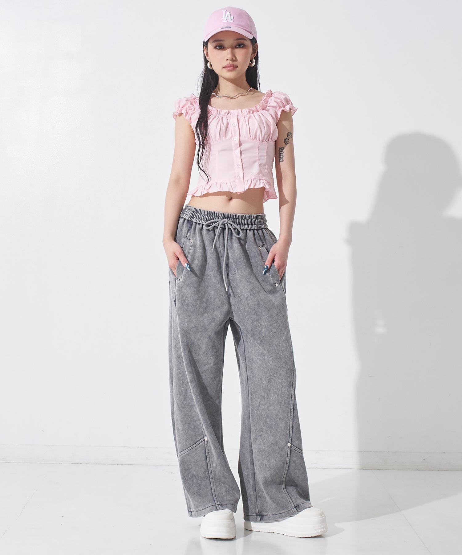 スタッズ付 スウェットパンツ 152-6035 – ANAP オンラインショップ