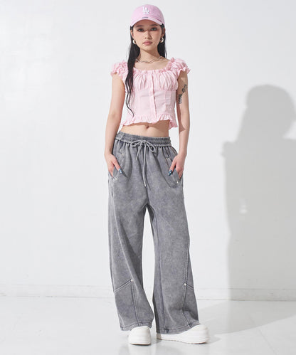 スタッズ付 スウェットパンツ 152-6035