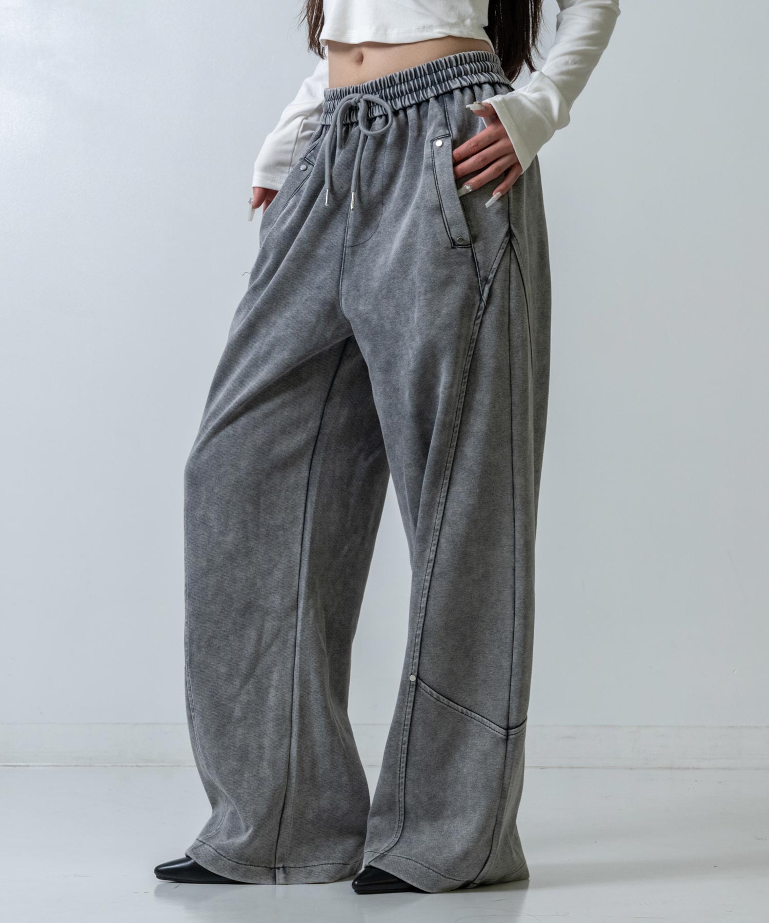 スタッズ付 スウェットパンツ 152-6035 – ANAP オンラインショップ