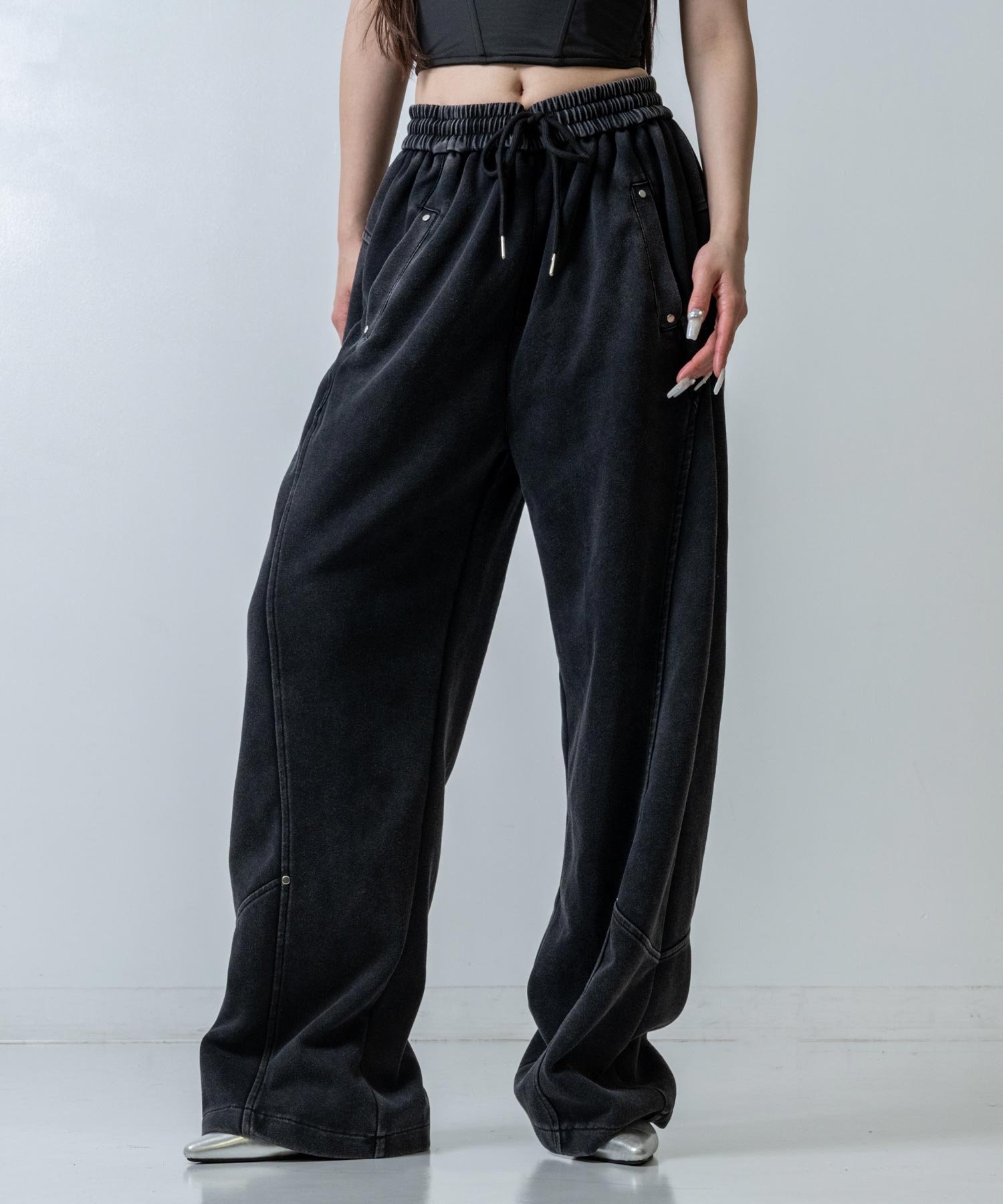 スタッズ付 スウェットパンツ 152-6035 – ANAP オンラインショップ