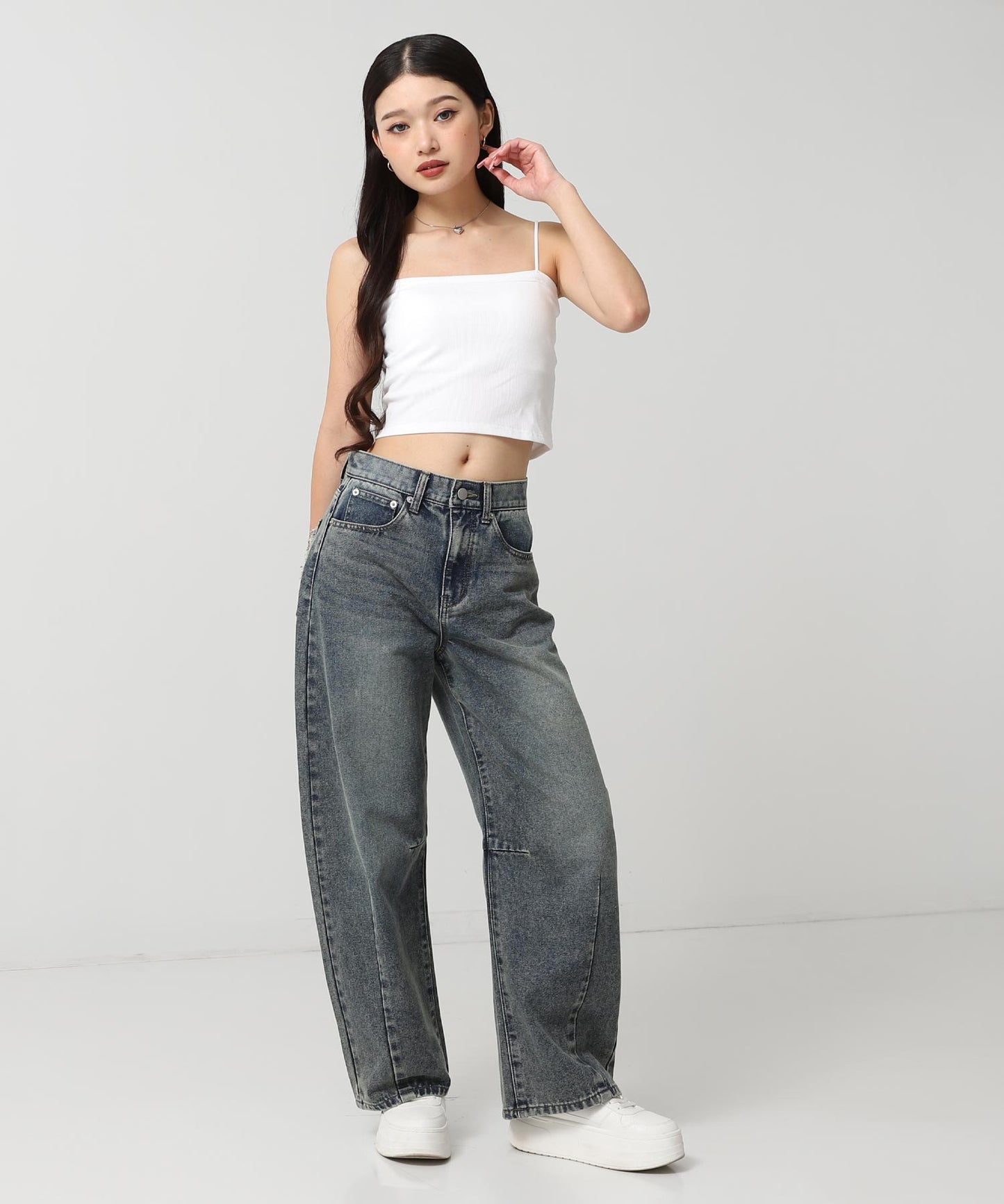 スクエア リブ ブラトップ 153-5365