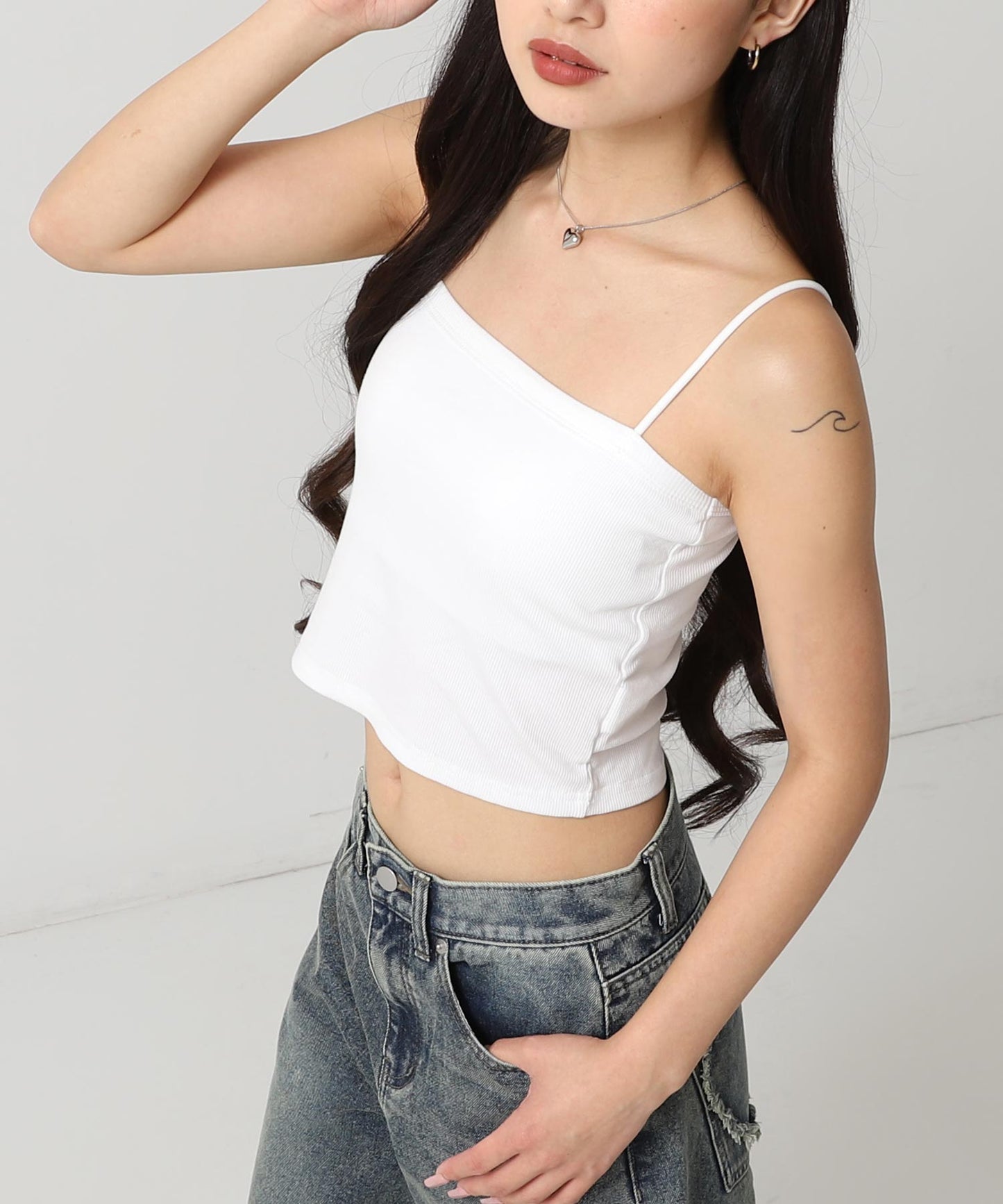 スクエア リブ ブラトップ 153-5365