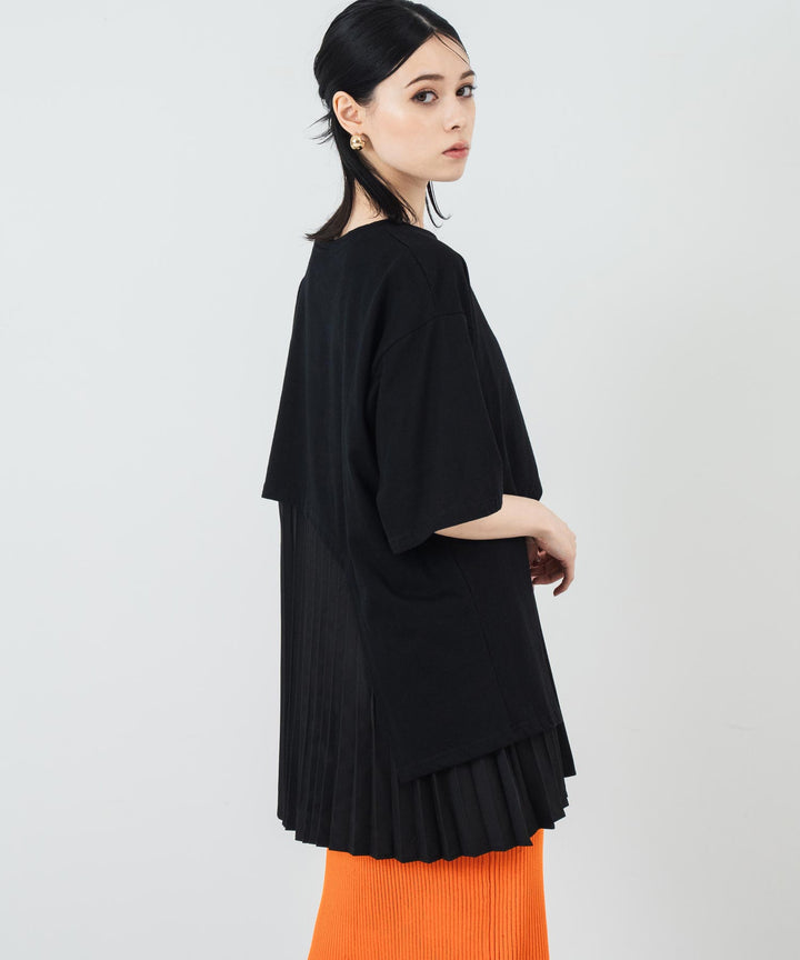 プリーツ ドッキング BIG Tシャツ 153-5696