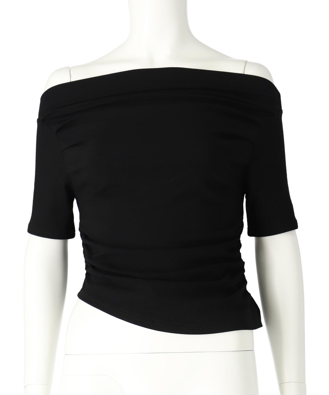 ドレープネック アシンメトリー オフショル トップス 153-5712