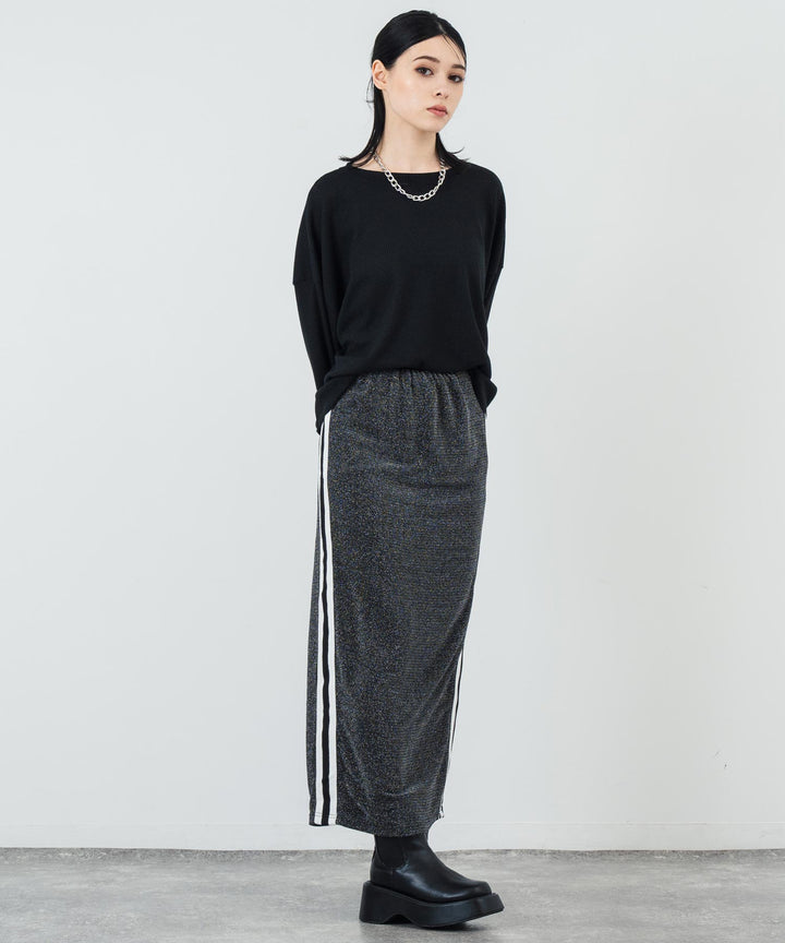 クルーネック ワッフル ロングスリーブ Tシャツ 長袖 153-5720