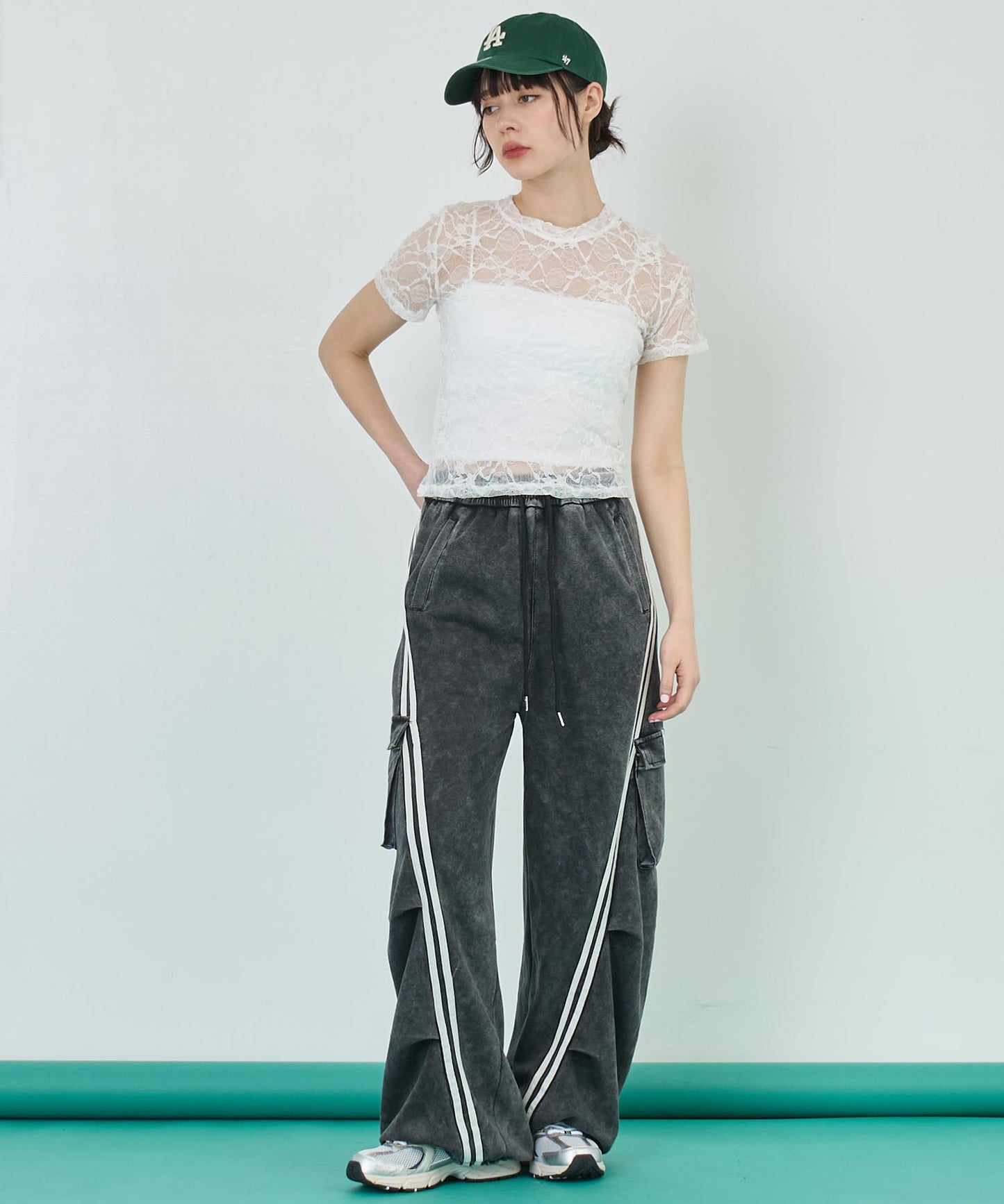 レース Tシャツ 半袖 153-5747