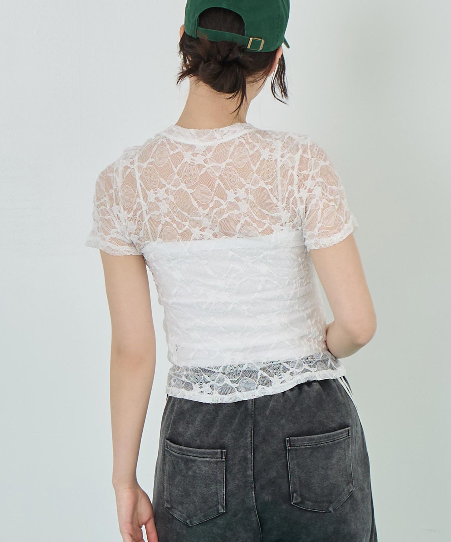 レース Tシャツ 半袖 153-5747
