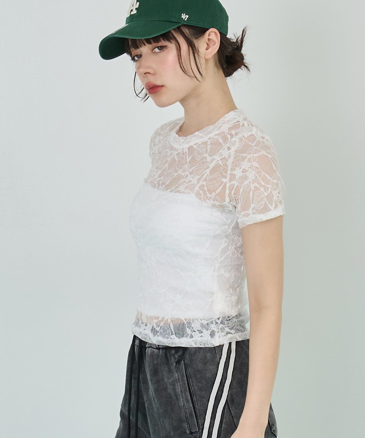 レース Tシャツ 半袖 153-5747