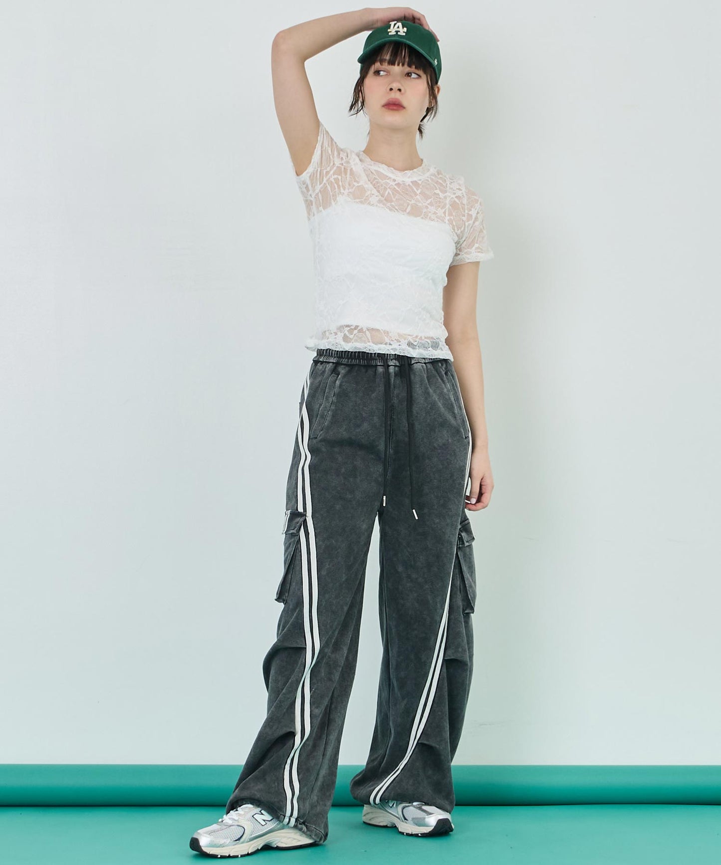 レース Tシャツ 半袖 153-5747