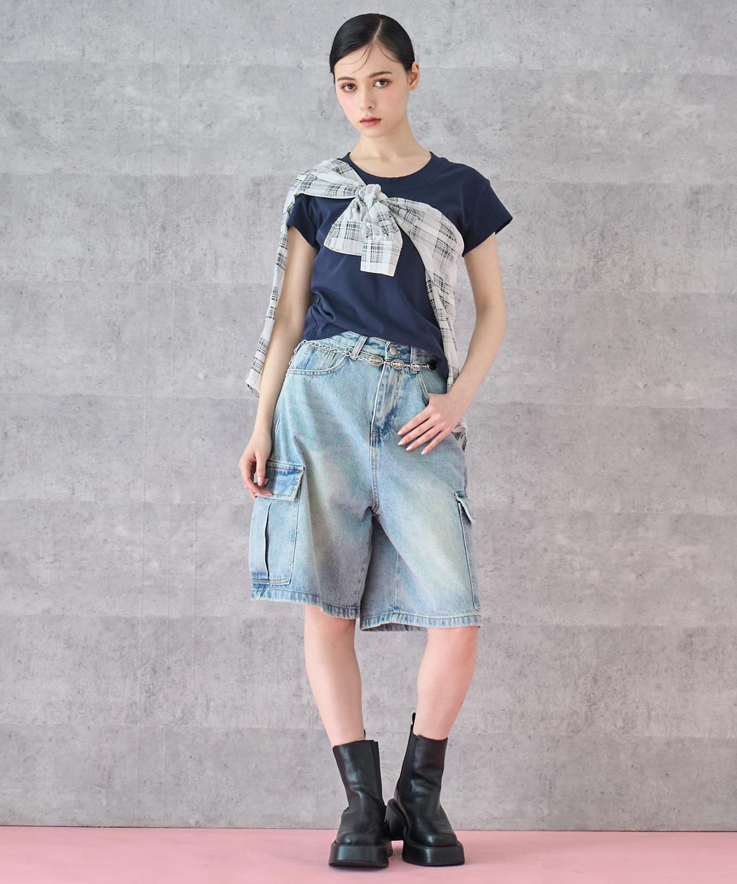 シンプル ノーマル Tシャツ 153-5752