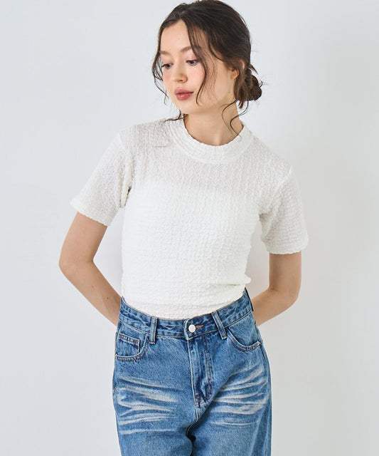 ポコポコ クロップド Tシャツ 153-5753