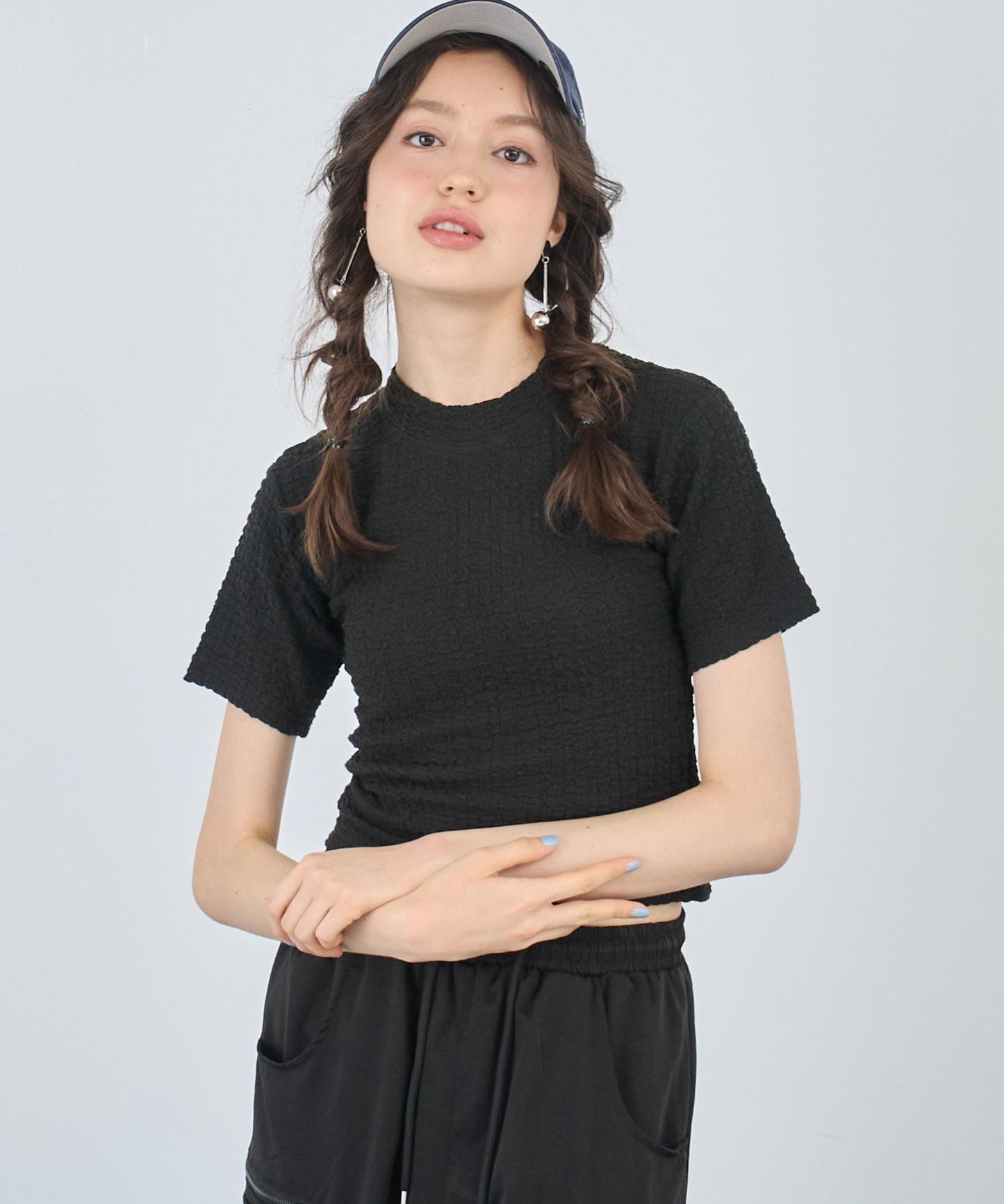 ポコポコ クロップド Tシャツ 153-5753