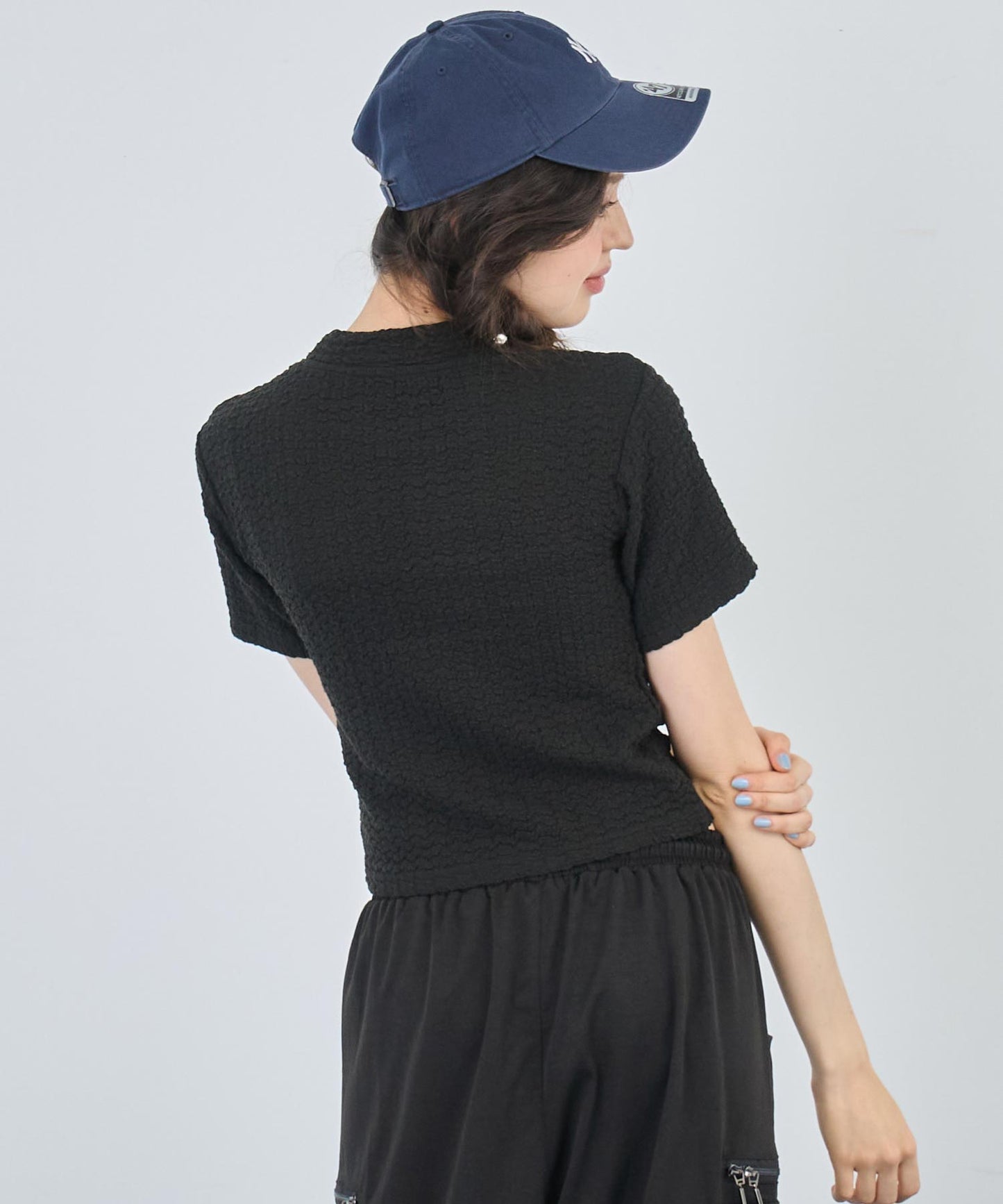ポコポコ クロップド Tシャツ 153-5753