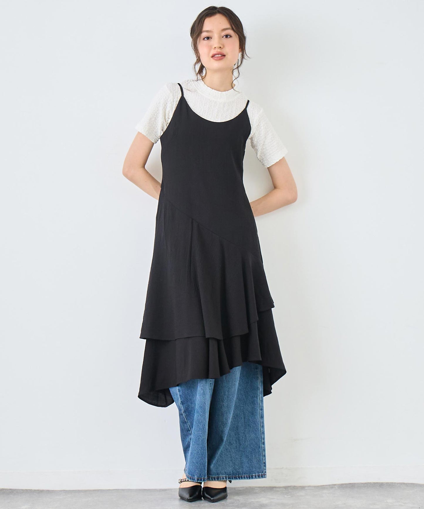 ポコポコ クロップド Tシャツ 153-5753