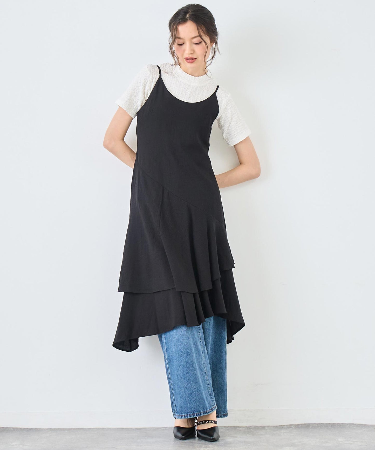 ポコポコ クロップド Tシャツ 153-5753