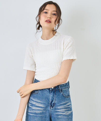 ポコポコ クロップド Tシャツ 153-5753