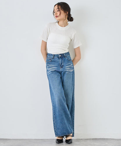 ポコポコ クロップド Tシャツ 153-5753