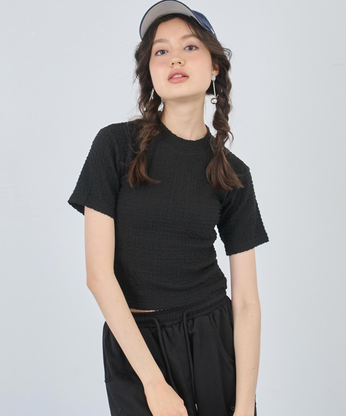 ポコポコ クロップド Tシャツ 153-5753