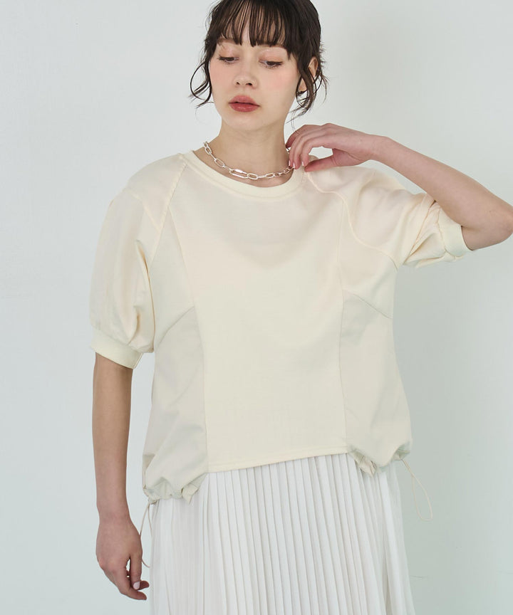 切り替え ドロスト Tシャツ トップス 153-5757