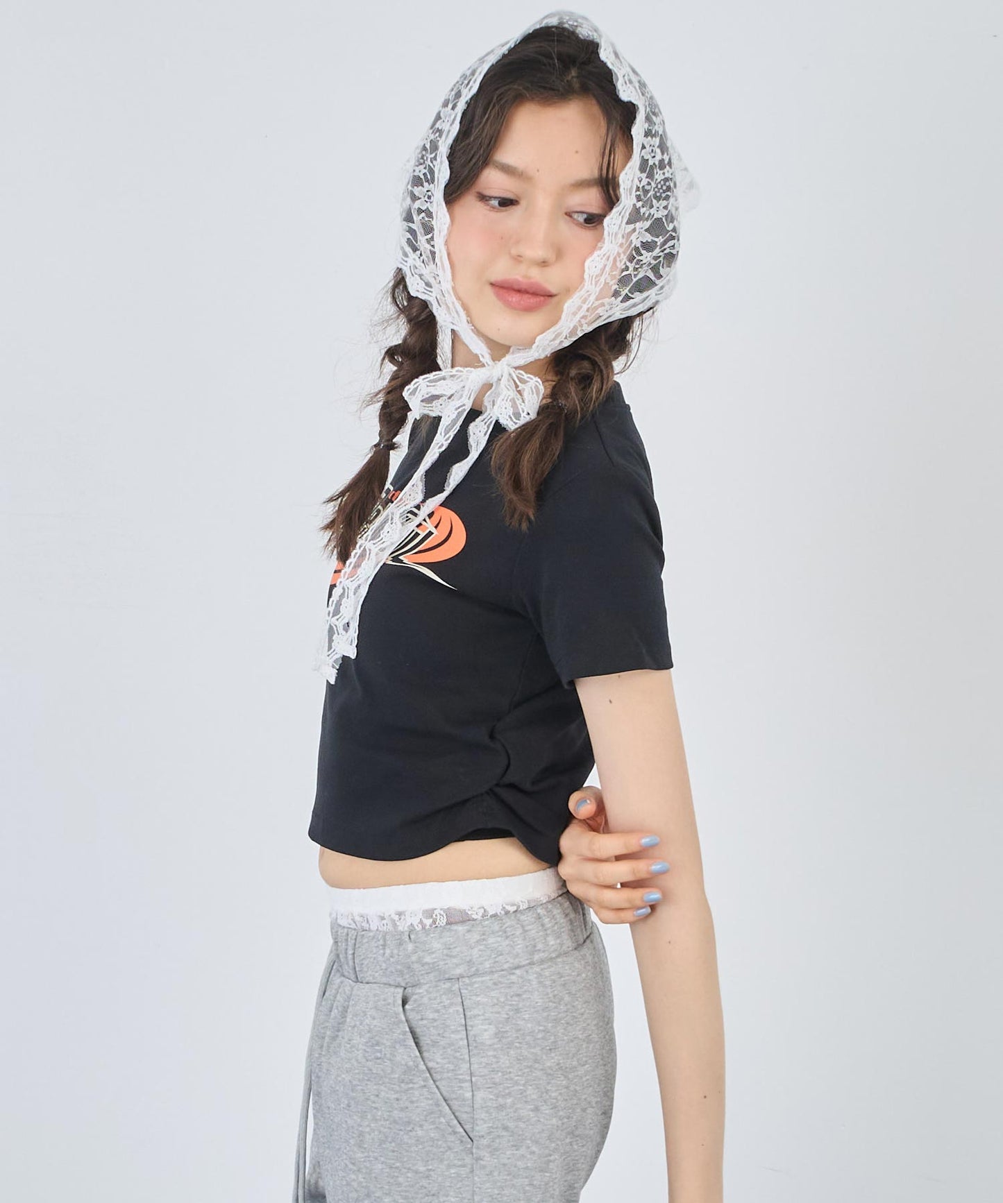 ウエスト シャーリング ロゴ Tシャツ 153-5777